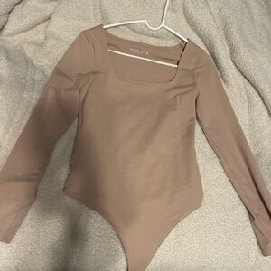 Abercrombie & Fitch Soft A&F collection body suit long sleeve